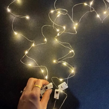 Sỉ Bịch 100 Đèn nháy LED dây 1m/2m Trang trí Tết Giá chỉ 120.000 VND