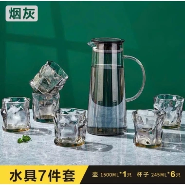 Sỉ Bộ cốc bình thủy tinh 1.500ml siêu đẹp - Giá chỉ 150.000đ giảm 31.500đ