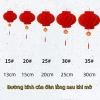 Sỉ COMBO 100 Đèn lồng tổ ong đỏ nilong chống nước - Treo trang trí Tết 111.720₫ 2