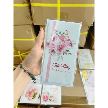 Sỉ Combo 100c Thiệp Chúc Mừng + Phong Bì Đa Dụng 14/2 8/3 20/10 20/11 Giá 63,100 VND 3