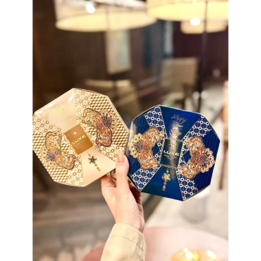 Sỉ combo 100c Vỏ hộp giấy bát giác đựng bánh kẹo, trang trí giỏ quà Tết 2.026 giá ưu đãi 324.350 VND