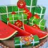 Sỉ combo 30c bánh chưng giả - Hộp giấy, in xanh vân bóng, bền đẹp, Tết & Trung Thu, chỉ 79.000 3