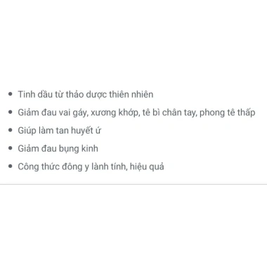 [Sỉ HCM] Dầu xoa bóp thảo dược 100ml - Giảm đau xương khớp, vai gáy, tiêu bầm, xịt xương khớp, giá 75k 9