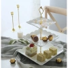 Sỉ Khay sứ trắng 3 tầng đựng bánh kẹo, hoa quả, pancake - Giá ưu đãi 300.000đ