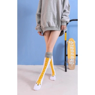 SỈ LẺ HCM Tất chân gà VO29 - Vớ hot trend màu đen trắng hồng giá 52.000 4