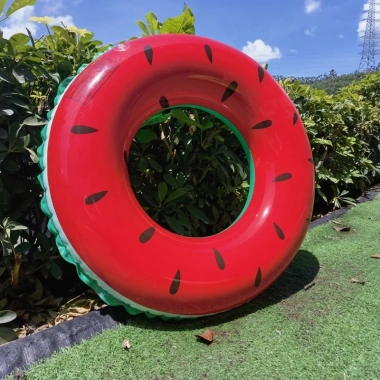 Sỉ phao tròn hình dưa hấu 60-90cm cho người lớn & trẻ em, phao bơi bé họa tiết đẹp mắt - Giá chỉ 32.000đ