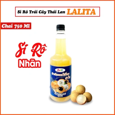 Si Rô Trái Cây Lalita 750ml - Nguyên Liệu Pha Chế Thái Lan, Thơm ngon cho Trà, Cocktail, Soda - Chỉ 65.000đ