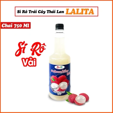 Si Rô Trái Cây Lalita 750ml - Nguyên Liệu Pha Chế Thái Lan, Thơm ngon cho Trà, Cocktail, Soda - Chỉ 65.000đ 10 Si Rô Trái Cây Lalita 750ml - Nguyên Liệu Pha Chế Thái Lan, Thơm ngon cho Trà, Cocktail, Soda - Chỉ 65.000đ 10