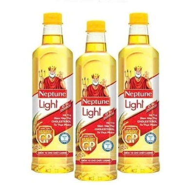 SỈ THÙNG 12 chai Dầu Ăn Neptune Light 1L - Hàng Chính Hãng, Giá chỉ 765.000đ