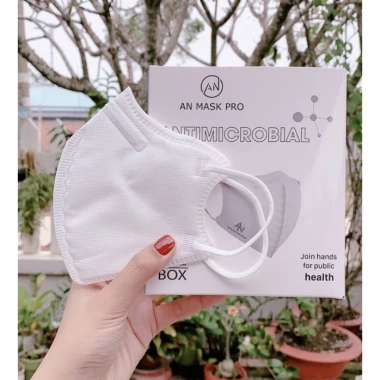 Sỉ thùng 200 khẩu trang y tế N99 6D AN Mask Pro 5 lớp nano diệt khuẩn - Giá 90.099đ