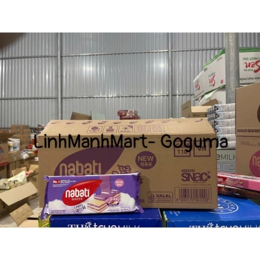 Sỉ Thùng 24 Gói 110g Bánh Xốp Nabati Đủ Vị, Dâu, Phô Mai, Goguma - 259.999 VND
