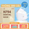Sỉ thùng 300 khẩu trang KF94 4 lớp kháng khuẩn dày dặn, chống UV - Giá ưu đãi 98.600₫ tặng 10c