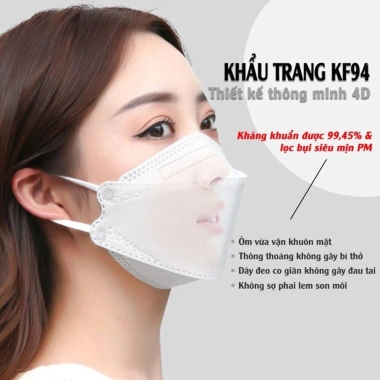 Sỉ thùng 300 khẩu trang KF94 4 lớp kháng khuẩn dày dặn, chống UV - Giá ưu đãi 98.600₫ tặng 10c 3 Sỉ thùng 300 khẩu trang KF94 4 lớp kháng khuẩn dày dặn, chống UV - Giá ưu đãi 98.600₫ tặng 10c 3