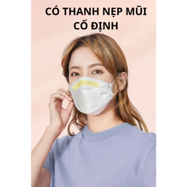 Sỉ thùng 300 khẩu trang KF94 4 lớp kháng khuẩn dày dặn, chống UV - Giá ưu đãi 98.600₫ tặng 10c