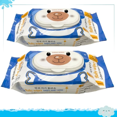 Sỉ thùng 50 gói G-100 Khăn giấy ướt Gấu 100 - Không kích ứng, da mềm mịn, giá 185k