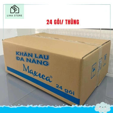 SỈ THÙNG Khăn lau đa năng HỎA TỐC 24 gói 50 miếng hương chanh, khử mùi, diệt khuẩn, an toàn da 210.000đ