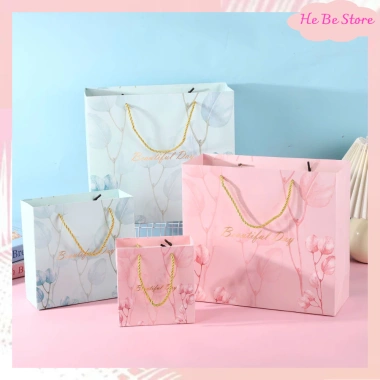 Sỉ Túi đựng quà tặng Zina Beautiful Day họa tiết lá cây - Đựng mỹ phẩm, phụ kiện, giá chỉ 9.800đ