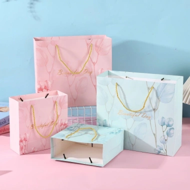 Sỉ Túi đựng quà tặng Zina Beautiful Day họa tiết lá cây - Đựng mỹ phẩm, phụ kiện, giá chỉ 9.800đ