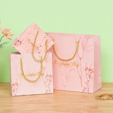 Sỉ Túi đựng quà tặng Zina Beautiful Day họa tiết lá cây - Đựng mỹ phẩm, phụ kiện, giá chỉ 9.800đ