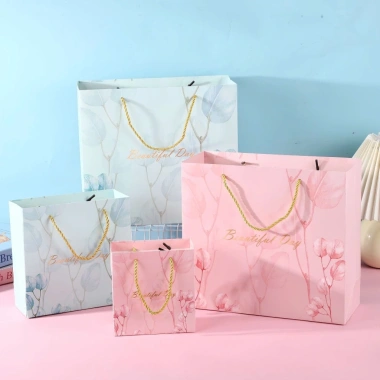 Sỉ Túi đựng quà tặng Zina Beautiful Day họa tiết lá cây - Đựng mỹ phẩm, phụ kiện, giá chỉ 9.800đ