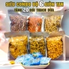 Siêu COMBO 6 Giòn Tan và 20 Gói Thạch Dừa - Đồ Ăn Vặt Giá Sốc 150k, Ăn Là Ghiền