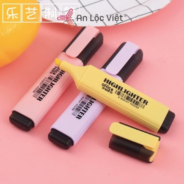 Siêu hot Bút dạ quang H5.737 Candy Color - Vỉ 3 cây pastel, giá 18.800đ, dễ dùng
