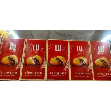 SIÊU HÓT Combo 5 hộp Lu Choco Lava 80g - Nhân socola tan chảy, Giá 73.900₫