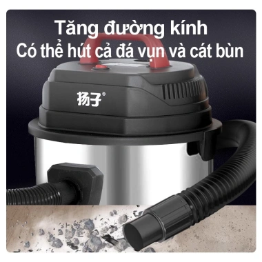 Siêu khuyến mãi Máy hút bụi khô ướt 1.600W - Thùng kim loại 25L - Đầu hút 2 trong 1 - Giá 930.000đ