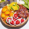 Siêu nghiền Combo 500g Kẹo dẻo 3D Trái Cây - Sầu Riêng, Durian, Dâu Tây, Dừa, Soài - Món ăn vặt ngon, Giá chỉ 27.500đ 6