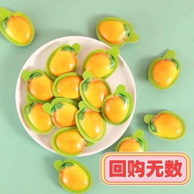 Siêu nghiền Combo 500g Kẹo dẻo 3D Trái Cây - Sầu Riêng, Durian, Dâu Tây, Dừa, Soài - Món ăn vặt ngon, Giá chỉ 27.500đ 9