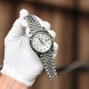Siêu phẩm Date Just 41mm - Mặt tinh chỉnh Moop vân mây thiên nhiên, cọc số kim cương Moiss, giá ưu đãi 18,5 triệu 5