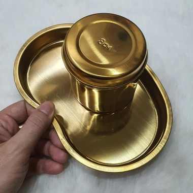 Siêu phẩm khay hạt đậu mạ màu vàng sang trọng - Giá ưu đãi 44.660₫, giảm 9.379₫