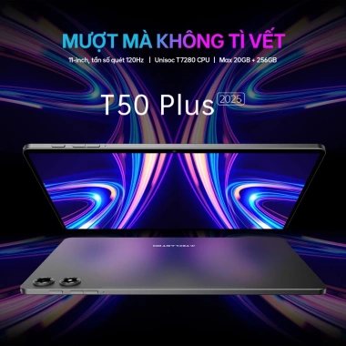 Siêu phẩm TECLAST T50 PLUS 2.025 11 inch FHD 8.000mAh 20GB/256GB hoặc 16GB/256GB - Giá chỉ 4.19 triệu, BH 12 tháng
