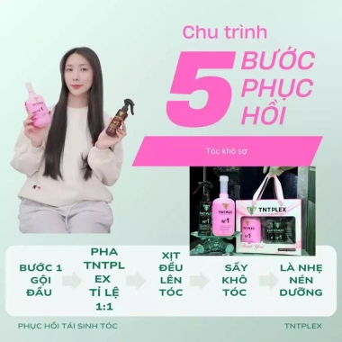 Siêu Phục Hồi Tóc Hư Tổn TNT PLEX 9s - Suôn Mượt, Dưỡng Sâu, Chỉ 760.000đ 4