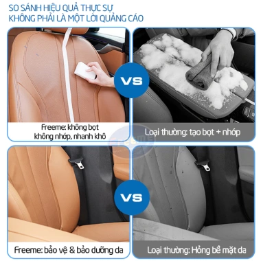 SIÊU SẠCH - Bộ vệ sinh & bảo vệ ghế da, sofa da, túi da, ví da - 159.000đ
