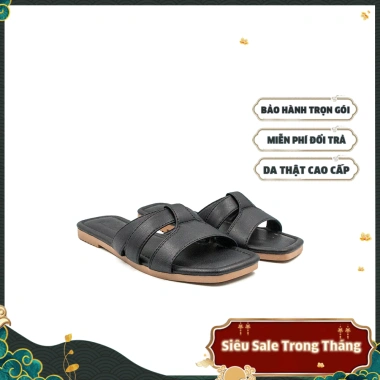 SIÊU SALE 3.3 Dép Nữ Quai Ngang Da Micro Tomoyo TMW32.001 Giá 385k Siêu nhẹ SIÊU SALE 3.3 Dép Nữ Quai Ngang Da Micro Tomoyo TMW32.001 Giá 385k Siêu nhẹ