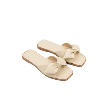 SIÊU SALE 3.3 Dép Quai Thắt Nơ Da Micro Tomoyo TMW31.909 Giá chỉ 385.000 VNĐ 3