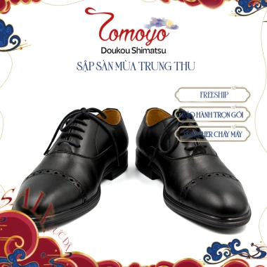SIÊU SALE 3.3 Giày Tây Nam Oxford Tomoyo TMN22.201 Giá 2.89 triệu - Da cao lịch lãm 10 SIÊU SALE 3.3 Giày Tây Nam Oxford Tomoyo TMN22.201 Giá 2.89 triệu - Da cao lịch lãm 10