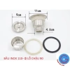 Siêu Sale Xả Kho Bộ Xi Phông Chậu Rửa Bát 2 Hố Cân 110mm - Xi Phông Đôi Chống Mùi Hôi Giá 60.000 6