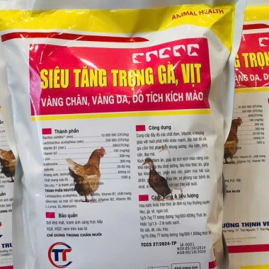 SIÊU TĂNG TRỌNG GÀ VỊT 1kg – Tăng cân nhanh, dày lườn, đẹp mã, chỉ 107,010₫ 2