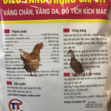 SIÊU TĂNG TRỌNG GÀ VỊT 1kg – Tăng cân nhanh, dày lườn, đẹp mã, chỉ 107,010₫ 3