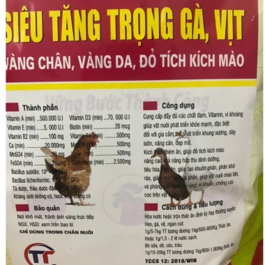 SIÊU TĂNG TRỌNG GÀ VỊT 1kg – Tăng cân nhanh, dày lườn, đẹp mã, chỉ 107,010₫ 6