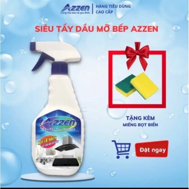 Siêu Tẩy Dầu Mỡ Bếp Azzen Chính Hãng 500ml - Mua 1 Tặng 2, Giảm Giá Đến 105k 9