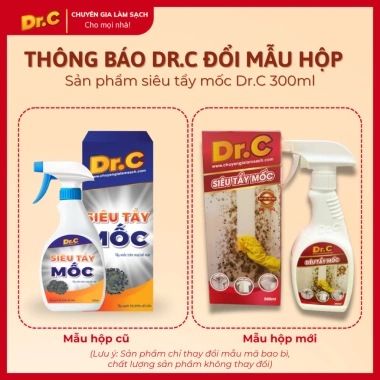 Siêu tẩy mốc Dr.C 300ml - Không bào mòn, dùng cho áo quần, sàn, tường, giày - 50.000đ 2