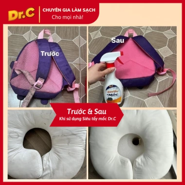 Siêu tẩy mốc Dr.C 300ml - Không bào mòn, dùng cho áo quần, sàn, tường, giày - 50.000đ 3