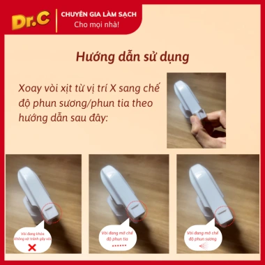 Siêu tẩy mốc Dr.C 300ml - Không bào mòn, dùng cho áo quần, sàn, tường, giày - 50.000đ 9
