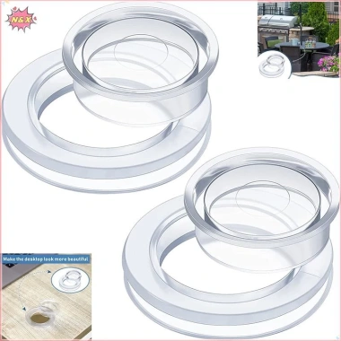 Silicone Patio N & X - Bàn Ô Lỗ, Vòng Cắm, Nắp Kính Chống Thời Tiết, Dùng Ngoài Trời
