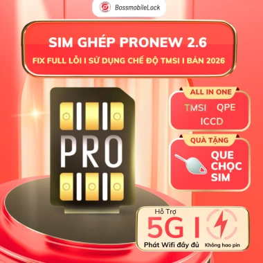 Sim Ghép iP Lock ProNew 5.7 - Fix Full Lỗi, Load IPCC, Cuộc Gọi Ổn Định, Hỗ trợ iP 6-16 Pro Max, Giá 129.000₫