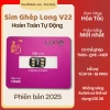 Sim Ghép Long v25 cho iPhone 11-16 - 5G ổn định, chức năng đầy đủ, giá 150.000 VND