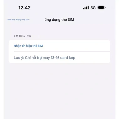 Sim Ghép Long v25 cho iPhone 11-16 - 5G ổn định, chức năng đầy đủ, giá 150.000 VND